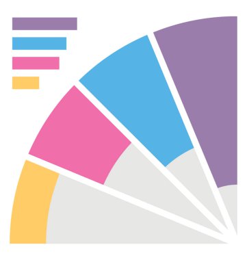Eğri üçgenler çubuklarında Infographics modern Infographic grafik adı 