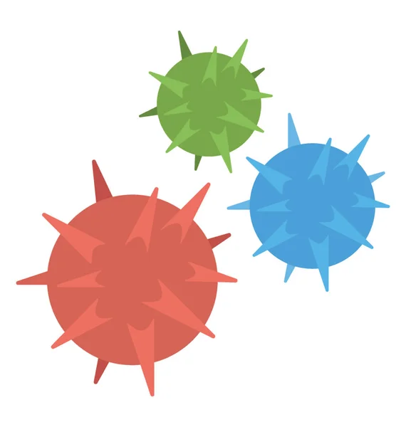 전염성이 바이러스 인플루엔자 바이러스 — 스톡 벡터