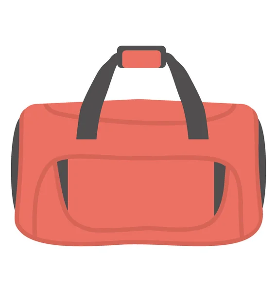 Eine Tasche Mit Ausrüstung Und Zubehör Für Spieler Die Crickettasche — Stockvektor
