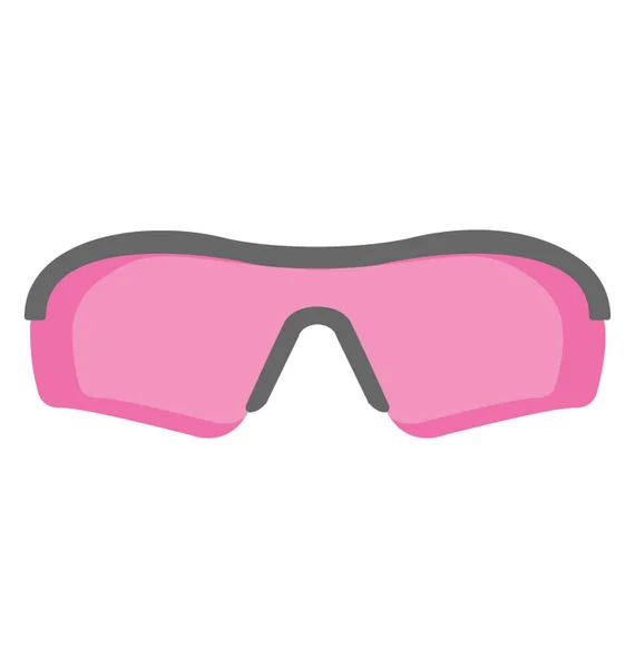 Sport Sonnenbrille Und Sportbrille Für Sportler — Stockvektor