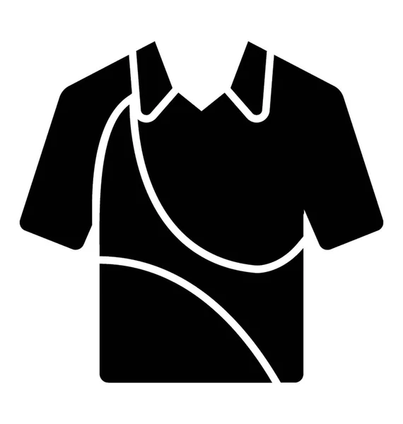 Una Camicia Giocatori Che Rappresentano Una Squadra Paese Specifico — Vettoriale Stock