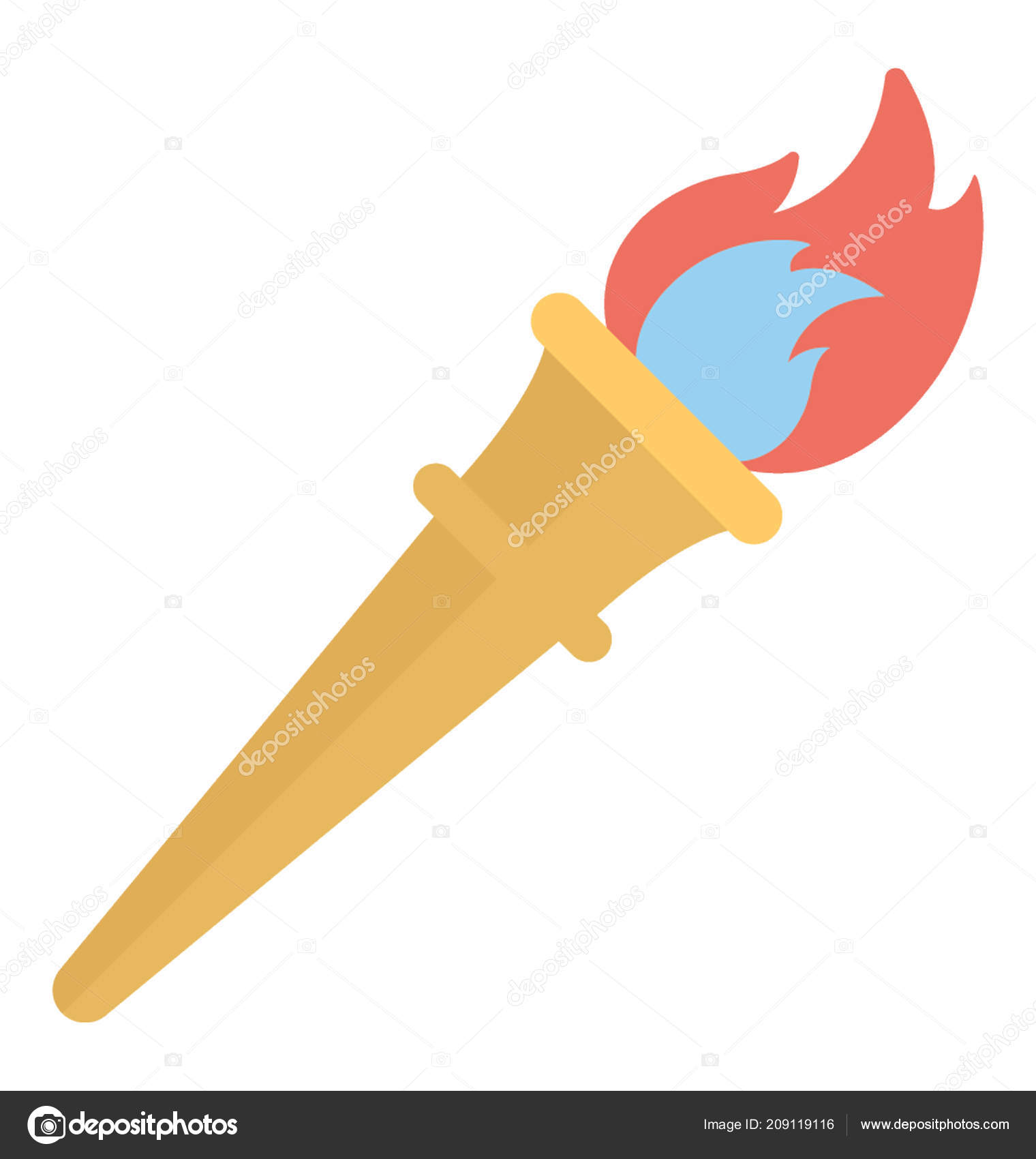 fire on a stick