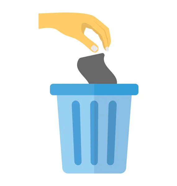 Lixo Lata Lixo Para Jogar Lixo —  Vetores de Stock