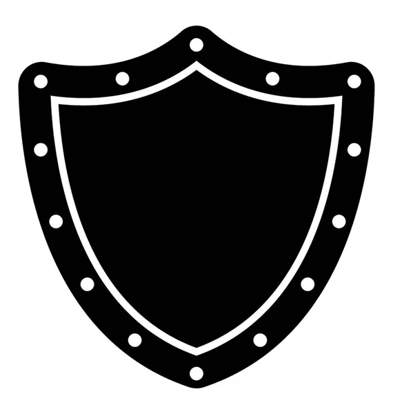 Ein Schild Logo Einem Symbol Das Das Sicherheitskonzept Zeigt — Stockvektor