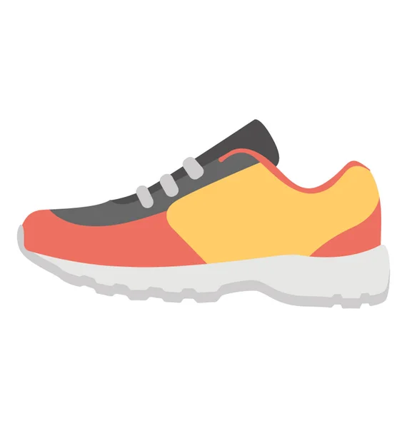 Comfortable Footwear Used Sports Sneakers — Stock Vector