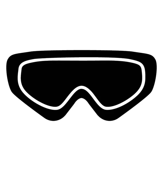 Ένα Μάτι Φθορά Που Χρησιμοποιούνται Σπορ Για Μέσα Προστασίας Ματιών — Διανυσματικό Αρχείο