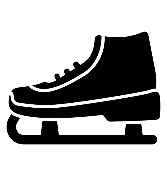 Footwears 滑雪鞋图标 — 图库矢量图片