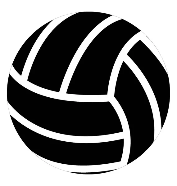 Una Pelota Estampada Para Jugar Con Mano Playa Tierra Voleibol — Vector de stock