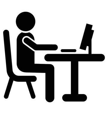 Bir girişimci avatar anda masasının üzerinde çalışıyor 