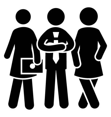 Onun takım istihdam etmektedir önde gelen bir insan avatar Ekim simgesi