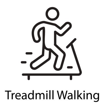 Spor salonunda treadmill çalışan insan avatar