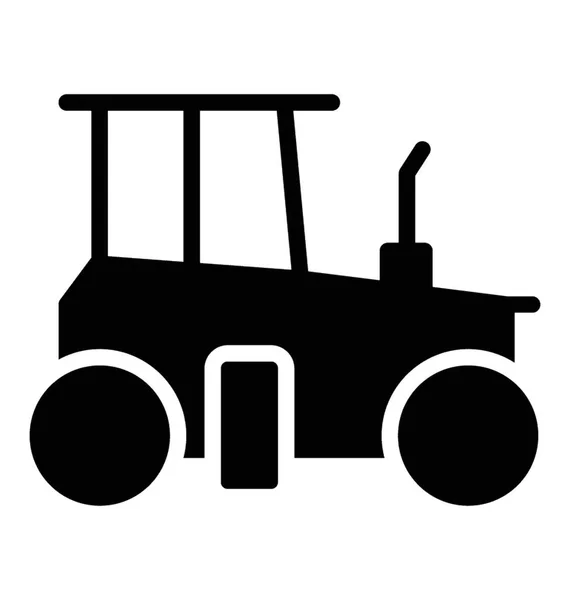 Grand Tracteur Pneumatique Utilisé Pour Agriculture — Image vectorielle