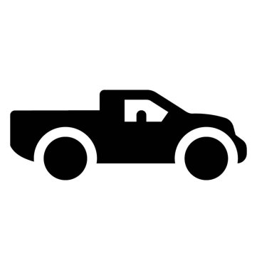 Yolcu almak için araba kamyon 