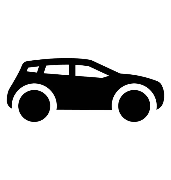 Petite Voiture Pour Usage Personnel Hayon — Image vectorielle