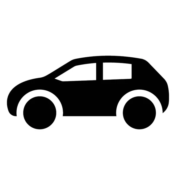 Hatchback Bilinen Küçük Aile Arabası — Stok Vektör