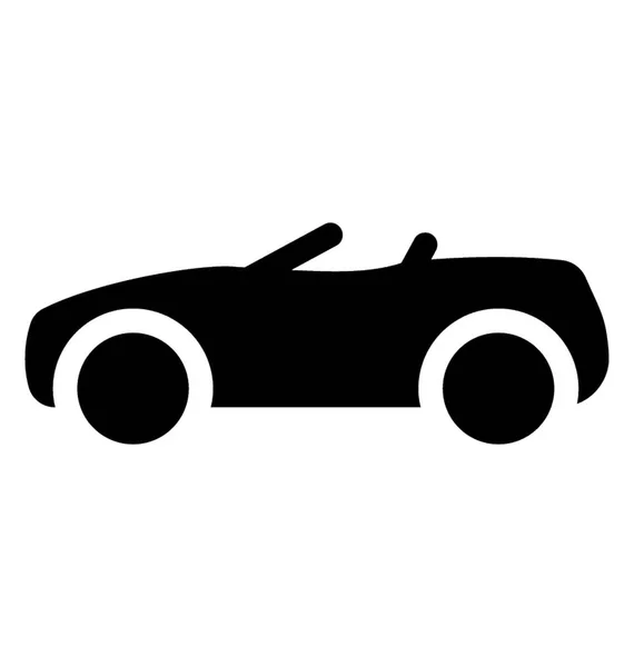 Convertible Mini Cooper Known Sports Car — Stock Vector
