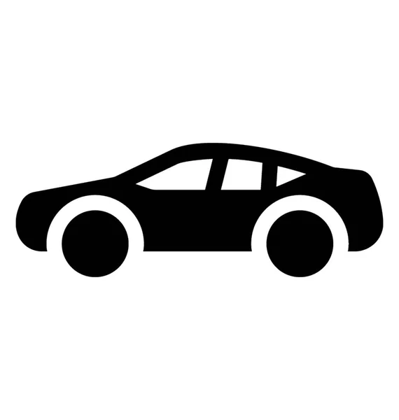 Coche Para Uso Personal Icono Del Sedán — Vector de stock