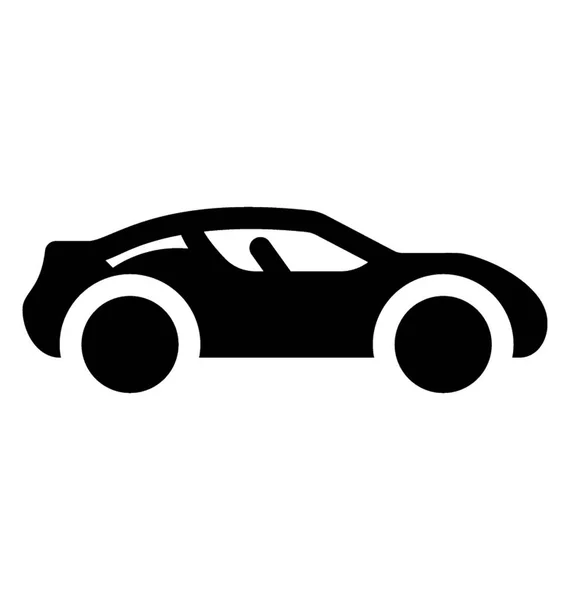 Carro Mais Rápido Que Descreve Sedan Luxo — Vetor de Stock