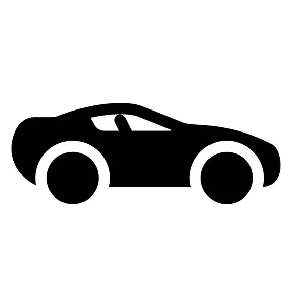 Coche Personal Conocido Como Sedán — Vector de stock