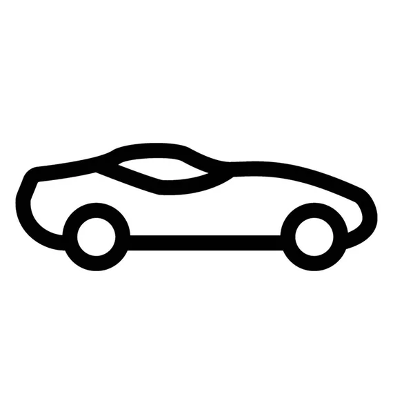 Vehículo Americano Con Estilo Atractivo Ford Mustang — Vector de stock