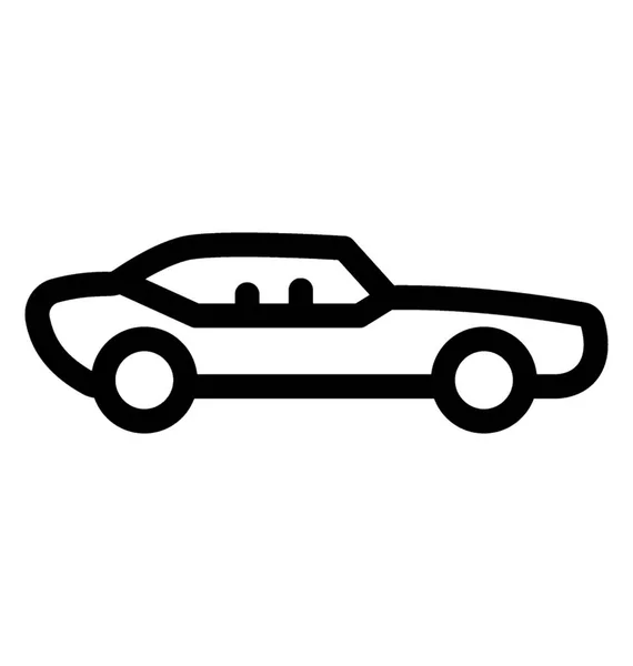 Διθέσιο Αυτοκίνητο Γνωστή Corvette Stingray — Διανυσματικό Αρχείο
