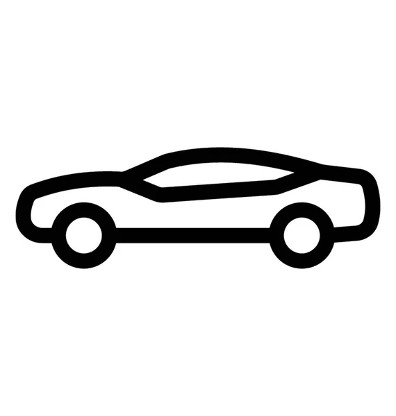 Automóvel Caro Que Descreve Sedan Luxo — Vetor de Stock