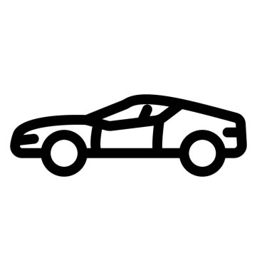 Corvette coupe için kişisel kullanım, spor araba  
