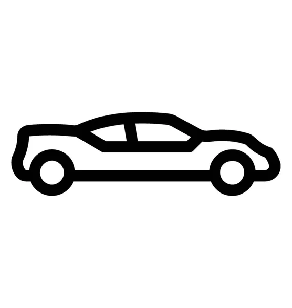 Auto Často Používané Oblasti Cestovního Ruchu Touring Auto — Stockový vektor