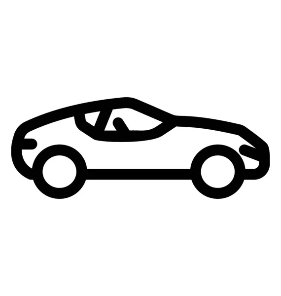 Carro Caro Conhecido Como Sedan Luxo — Vetor de Stock