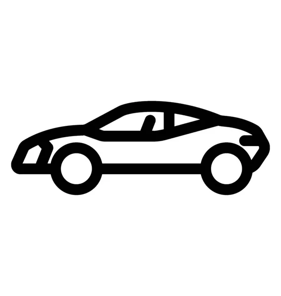 Fcar Malé Rozměry Praktické Kompaktní Vůz — Stockový vektor