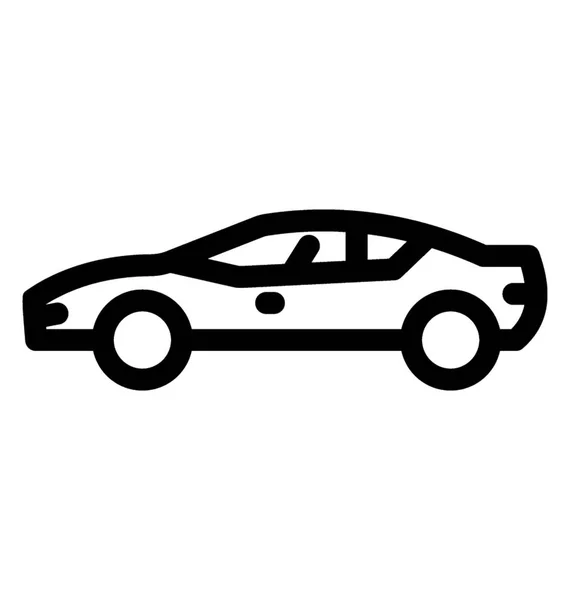 Automóvil Caro Conocido Como Sedán Lujo — Vector de stock