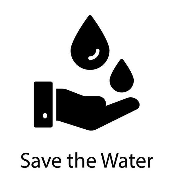 Икона руки и капли воды, изображающие, кроме воды
