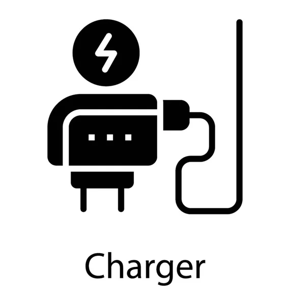Charger Use Charging — Stock Vector