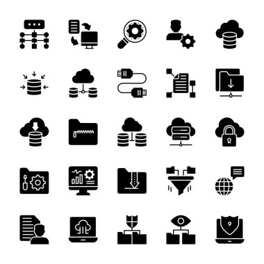 Veri kuruluş simgeler paketi