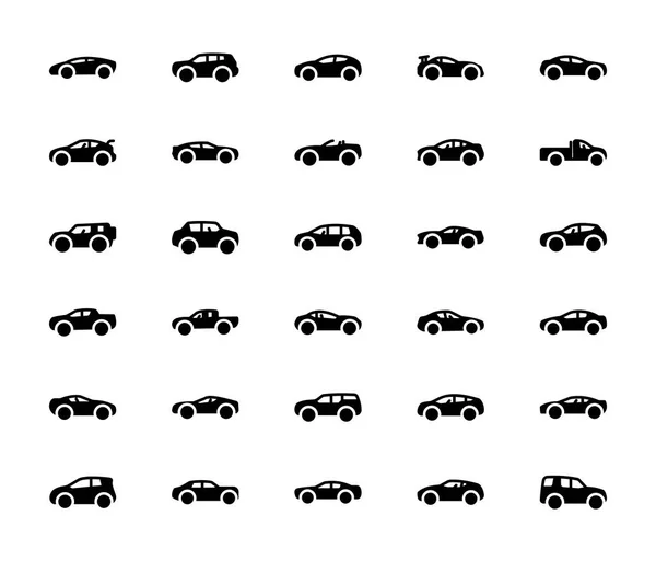 Пакет Різних Піктограм Автомобіля — стоковий вектор