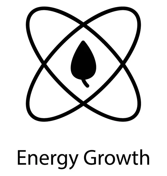 分離エネルギー成長ベクトル デザイン — ストックベクタ
