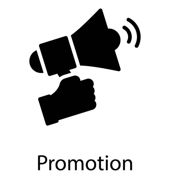 Megaphone Promotion — Stock Vector