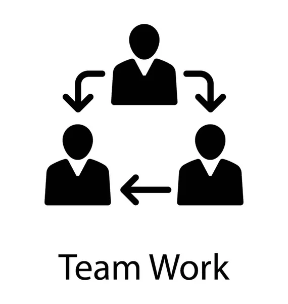 People Avatar Doing Teamwork — Stock Vector
