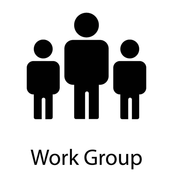 Avatares Humanos Como Grupo Trabalho —  Vetores de Stock