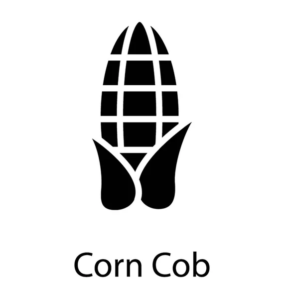 Kukorica Cub Popcorn Készítéséhez Snack — Stock Vector