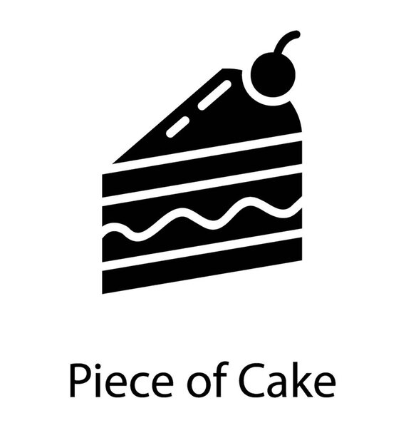 Slice having cherry topping and cream is cake slice 