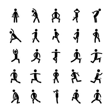 Exercise Vector Icon Pack  clipart