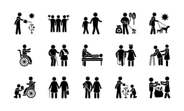 Otomatik sigorta Icons Set
