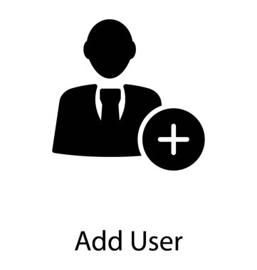 Bir kişi ve Büyüteç Camı artı işaretiyle Kullanıcı Ekle 