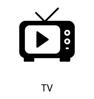 Televizyon anteni ve oyun düğmesi kutudur 