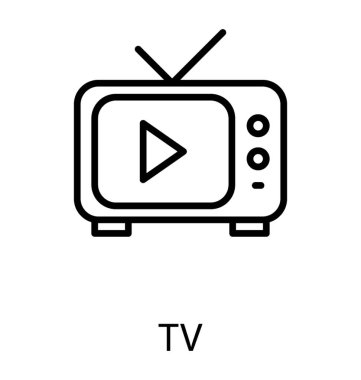 Televizyon anteni ve oyun düğmesi kutudur 