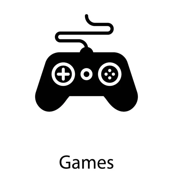 Gaming Gadget Called Joystick — Stock Vector