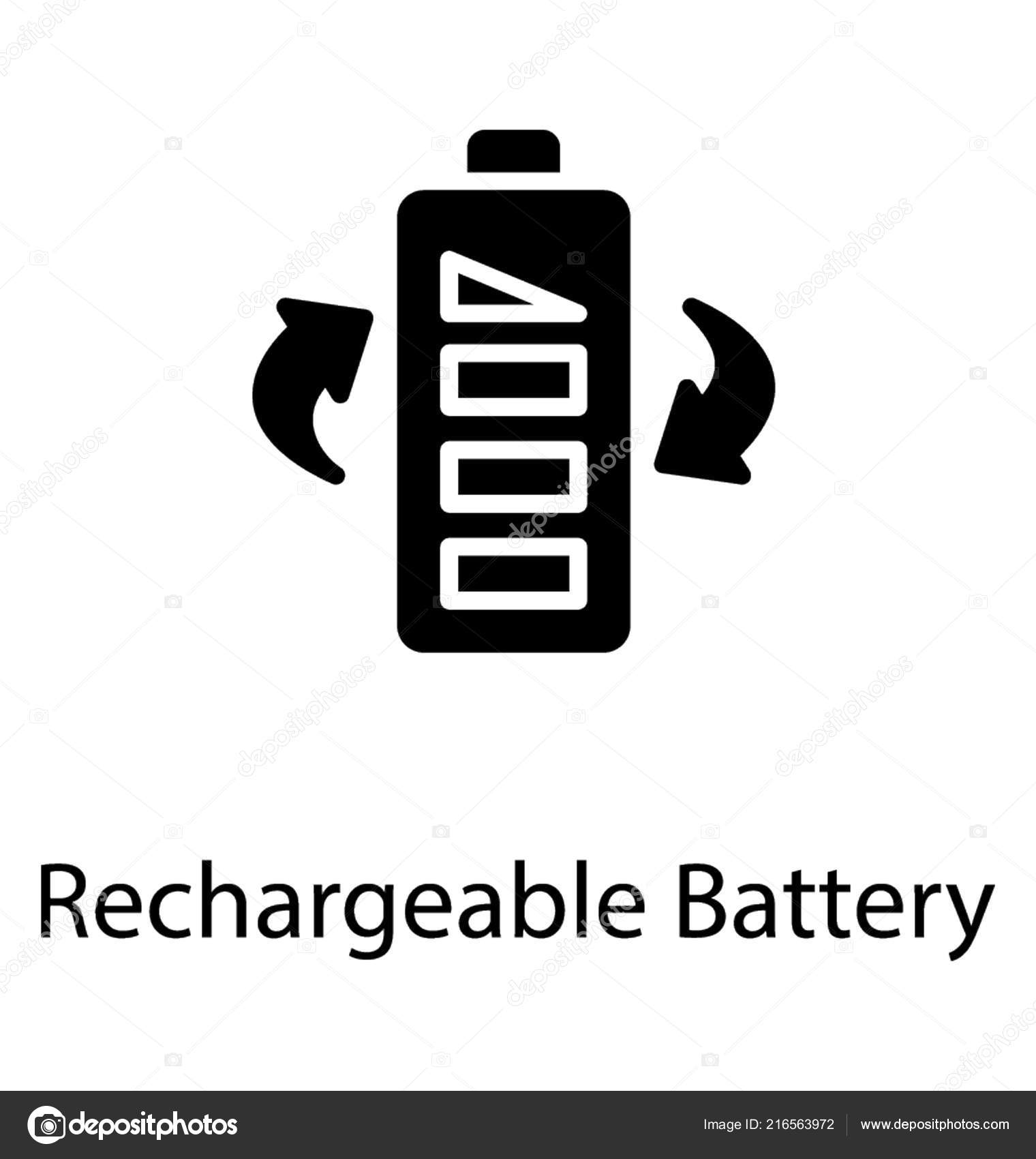 Charging Battery Storing Electricity Energy Stock Vector by ©prosymbols