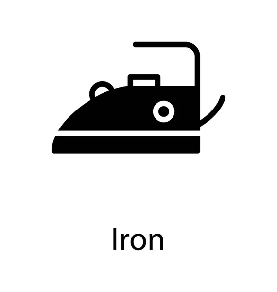 Утюг Кнопкой Спуска Дождей Память Иконе Парового Утюга — стоковый вектор