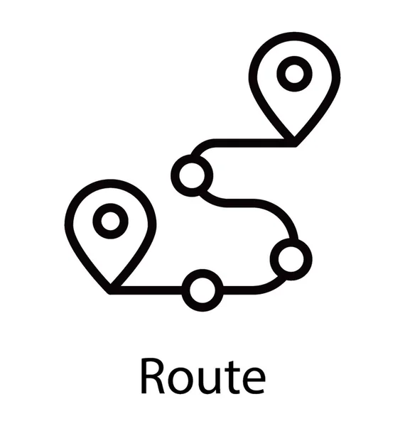 Pin Ubicación Sobre Mapa Que Representa Navegación Del Mapa — Archivo Imágenes Vectoriales